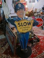 Coca cola reclame policeman slow school zone, Ophalen, Reclamebord, Gebruikt, Info@cocacolausa.nl