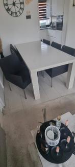 Eettafel met stoelen - Zo goed als nieuw!, 100 tot 150 cm, 200 cm of meer, Ophalen of Verzenden, Zo goed als nieuw