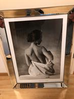 Schilderij spiegel lijst, Ophalen, Zo goed als nieuw, Schilderij, 75 cm of meer