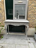 Franse kaptafel, Huis en Inrichting, Tafels | Kaptafels, Ophalen, Gebruikt, Frans brocante, 50 tot 100 cm
