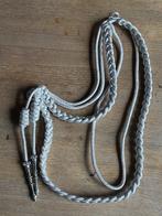 Kmar zilver nestels met zilveren nestelpennen Adjudant, Ophalen of Verzenden, Landmacht, Nederland, Embleem of Badge