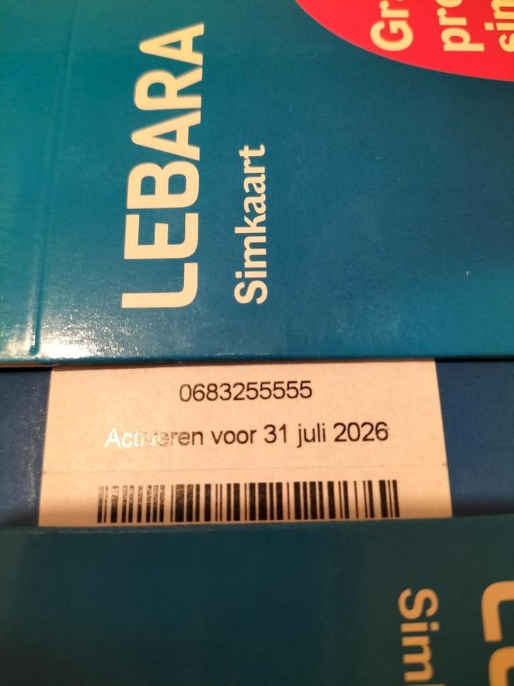 MOOI NUMMER 0683255555, Telecommunicatie, Prepaidkaarten en Simkaarten, Nieuw, Simkaart, KPN, Ophalen of Verzenden