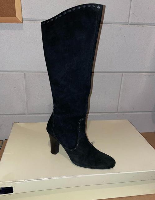 Vera Gomma Zwarte Suède Laarzen, Kleding | Dames, Schoenen, Gedragen, Hoge laarzen, Zwart, Ophalen of Verzenden