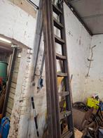 Houten ladder, Doe-het-zelf en Verbouw, Ladders en Trappen, Ophalen, Zo goed als nieuw, 2 tot 4 meter