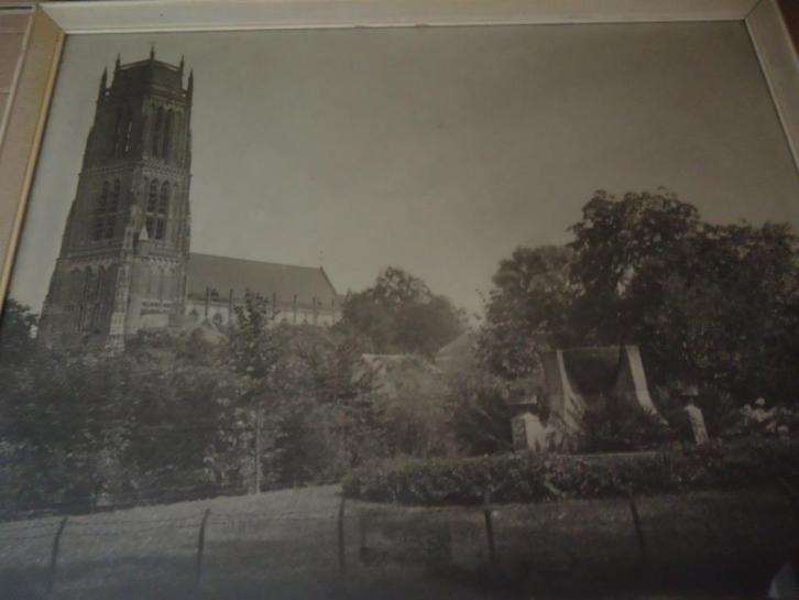 Foto Zaltbommel Sint Maartenskerk Beeld Van de Berg 1950, Verzamelen, Ansichtkaarten | Nederland, Gelopen, Gelderland, 1940 tot 1960