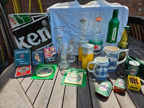Heineken glazen en gadgets., Verzamelen, Biermerken, Zo goed als nieuw, Glas of Glazen, Heineken, Ophalen of Verzenden
