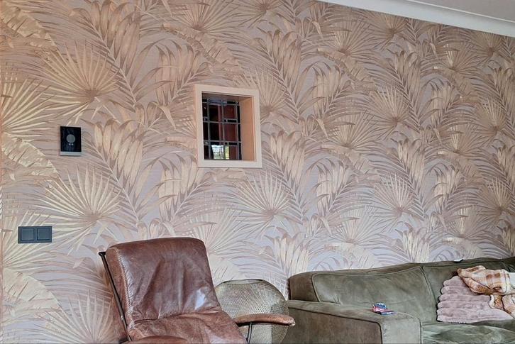 Behang Cristiana Masi aura, Huis en Inrichting, Stoffering | Behang, Roze, minder dan 10 m², Ophalen of Verzenden