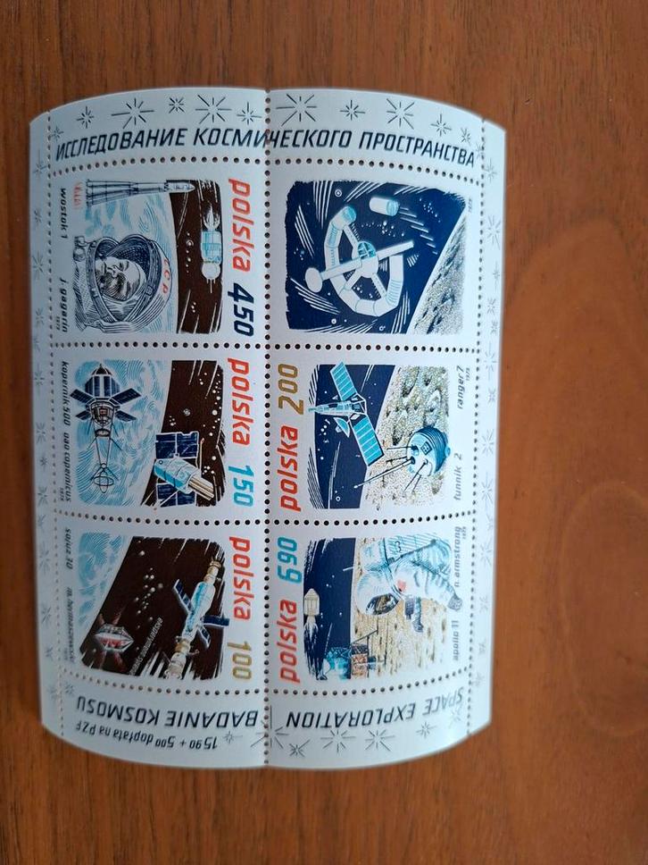 Polen Ruimtevaart Blok 1979 Postfris, Postzegels en Munten, Postzegels | Thematische zegels, Ophalen of Verzenden