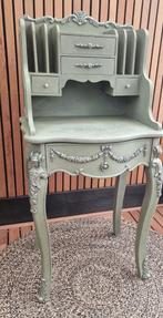 Barok buro secretaire kaptafel gerestyled Queen Ann stijl, Huis en Inrichting, Ophalen, Zo goed als nieuw