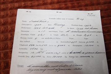 5 documenten gevechtsvliegtuigen WO2 beschikbaar voor biedingen