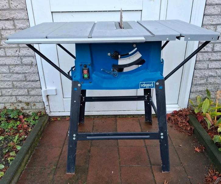Scheppach HS100s brede zaagtafel cirkelzaag 2000W 85mm 250mm, Doe-het-zelf en Verbouw, Gereedschap | Zaagmachines, Gebruikt, Cirkelzaag