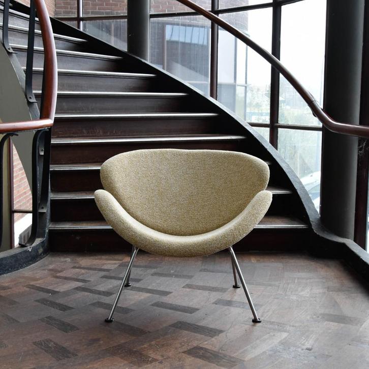 Artifort orange slice fauteuil, Huis en Inrichting, Fauteuils, Zo goed als nieuw, Stof, 50 tot 75 cm, 75 tot 100 cm, Ophalen of Verzenden