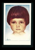 Meisje illustrator Pieter Kuhn (2), Ophalen of Verzenden, 1940 tot 1960, Gelopen, Kinderen