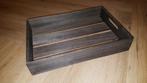 Houten dienblad 30x20x5cm Bruin Stoere planken dienblad, Ophalen of Verzenden, Zo goed als nieuw