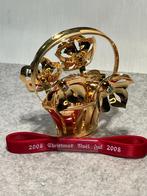 Georg Jensen kerstornament 2008 24K verguld bloemenmandje, Verzenden, Nieuw