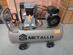 Metallo compressor 100L 50Hz 250L/pm . Nieuw!!, Doe-het-zelf en Verbouw, Compressors, Nieuw, 6 tot 10 bar, Mobiel, 100 liter of meer