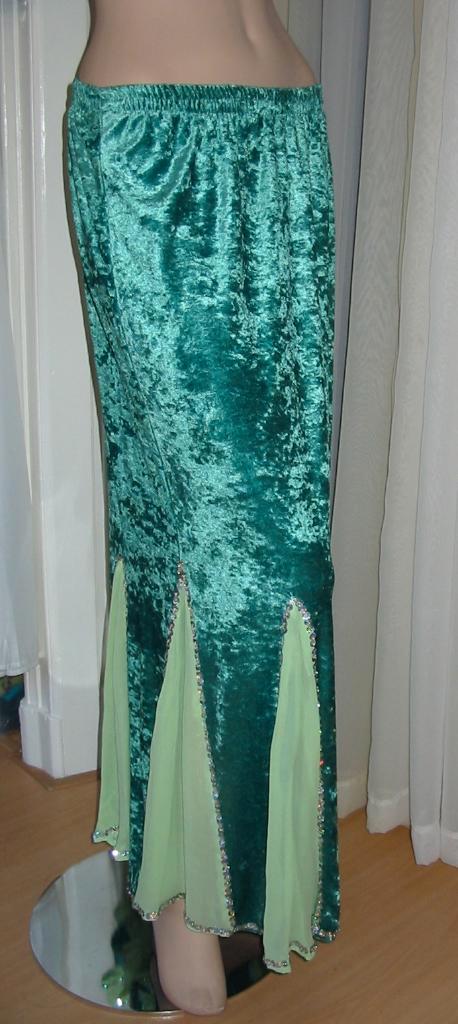 Fluwelen rok lichtgroen, Kleding | Dames, Rokken, Nieuw, Groen, Onder de knie, Ophalen of Verzenden