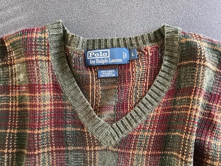 Ralph Lauren Trui XL - Linnen & Katoen - Nieuw, Kleding | Heren, Truien en Vesten, Nieuw, Maat 52/54 (L), Groen, Ophalen of Verzenden