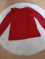 Rode Bizzy trui met ruches maat 92, Ophalen of Verzenden, Zo goed als nieuw, Rood, Overige typen