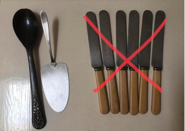 Zilmeta taartschep, Indische opscheplepel met Djokjazilver, Huis en Inrichting, Keuken | Bestek, Gebruikt, Rvs of Chroom, Ophalen of Verzenden