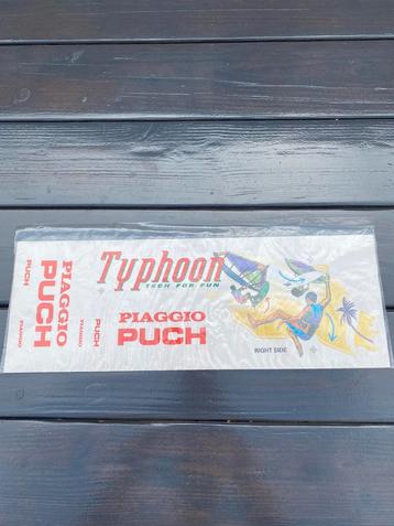 Piaggio/puch typhoon sticker set origineel beschikbaar voor biedingen