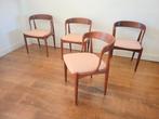 Vintage eetkamerstoelen No 16 van Johannes Andersen, Ophalen, Hout, Gebruikt, Bruin