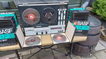 bandrecorder aristona met 35 banden 18 cm banden beschikbaar voor biedingen