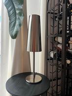Mooie zilveren Tafellamp, Huis en Inrichting, Lampen | Tafellampen, Ophalen, Zo goed als nieuw, Metaal, Minder dan 50 cm