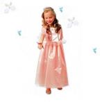 STUNT ! Nieuwe Barbie Zalm-Roze Prinsessenjurk Maat 128 -134, Ophalen of Verzenden, Nieuw, 122 t/m 128, Meisje