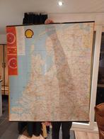 Antieke landkaart met alle steden, dorpen en gehuchten, Gelezen, Ophalen of Verzenden, Landkaart, 1800 tot 2000