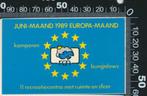 Sticker: RCN - Juni Maand 1989 Europa Maand, Ophalen of Verzenden, Zo goed als nieuw, Bedrijf of Vereniging