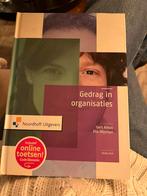 Ella Wijsman - Gedrag in organisaties, Boeken, Studieboeken en Cursussen, Ophalen of Verzenden, Gelezen, Ella Wijsman; Gert Alblas