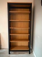 Hemnes IKEA Boekenkast - Zwart/Hout, Ophalen, Met plank(en), Gebruikt, 200 cm of meer