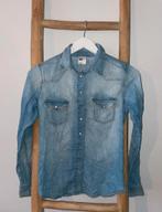 Spijkerblouse, Kleding | Dames, Blouses en Tunieken, H&M, Blauw, Ophalen of Verzenden, Zo goed als nieuw