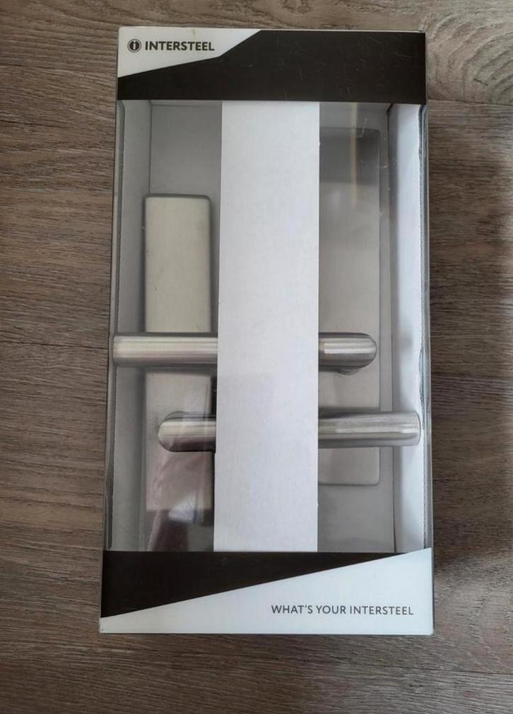 Intersteel deurkrukken NIEUW!!, Doe-het-zelf en Verbouw, Hang- en Sluitwerk, Nieuw, Klink of Kruk, Rvs, Ophalen of Verzenden