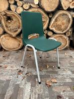 Vintage Kantinestoelen - partij van 90, Ophalen, Gebruikt, Overige kleuren, Metaal