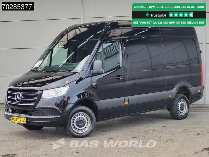 Mercedes Sprinter 317 CDI Black Edition Automaat 3,5t Trekha, Auto's, Bestelauto's, Bedrijf, Te koop, Achteruitrijcamera, Airconditioning