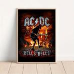 AC/DC hells bells canvas poster nieuw 30x40cm, Nieuw, Ophalen of Verzenden