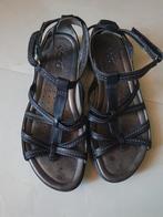 Ecco leren sandalen maat 38, Kleding | Dames, Ecco, Zwart, Zo goed als nieuw, Sandalen of Muiltjes