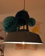 HK Living Industriële Lamp Grijs - 45cm, Huis en Inrichting, Lampen | Hanglampen, Ophalen, Zo goed als nieuw, Metaal, Minder dan 50 cm