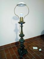 Lampvoet - antiek - brons gepatineerd, Huis en Inrichting, Lampen | Tafellampen, Ophalen, Zo goed als nieuw, Metaal, 50 tot 75 cm