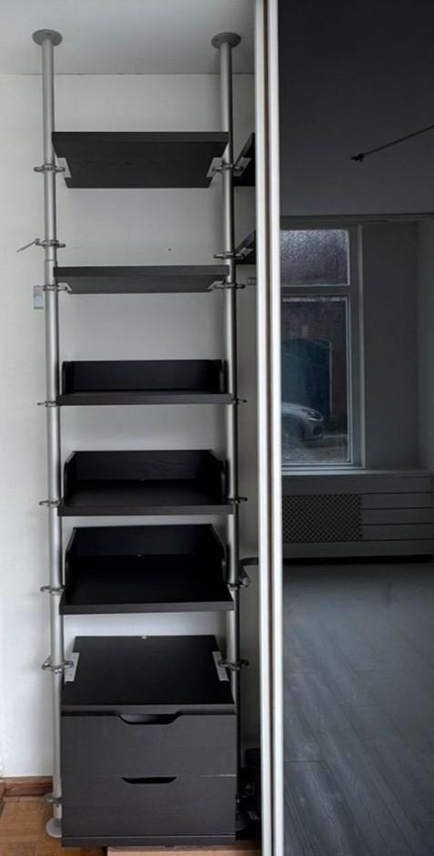 Ikea Stolmen (zwartbruin) complete set, Huis en Inrichting, Kasten | Kledingkasten, Gebruikt, Minder dan 100 cm, 100 tot 150 cm