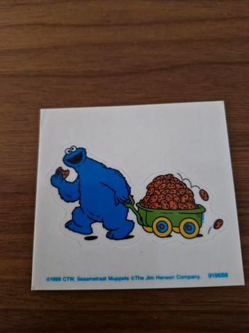 2354 Sesamstraat Stickers - Koekiemonster, Oscar, Elmo beschikbaar voor biedingen