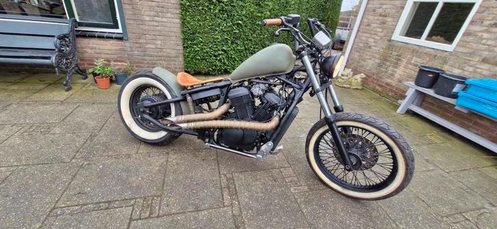 Leuke honda shadow vt600 bobber, Motoren, Motoren | Honda, Particulier, Chopper, 12 t/m 35 kW, 2 cilinders, Minimaal motorrijbewijs A2