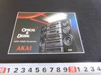 sticker AKAI Optical & Digital HiFi Midi Systems   Audio *, Ophalen, Zo goed als nieuw, Bedrijf of Vereniging