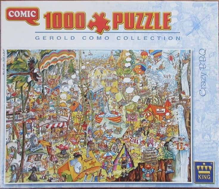 Crazy Orchestra - King Puzzle, Ophalen of Verzenden, 500 t/m 1500 stukjes, Zo goed als nieuw, Legpuzzel