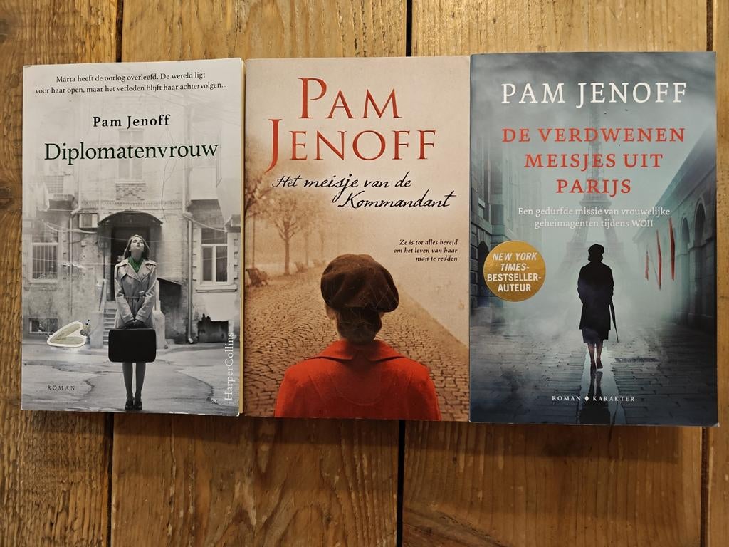 3 Oorlogsboeken van Pam Jenoff., Ophalen of Verzenden, Tweede Wereldoorlog, Zo goed als nieuw, Algemeen