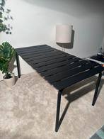 Valerie objects design aligned tuintafel zwarte SHOWMODEL, Ophalen of Verzenden, Zo goed als nieuw, Vijf personen of meer, Rechthoekig