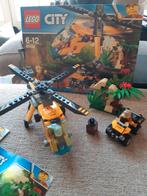 Lego City jungle vrachthelicopter 60158, Ophalen of Verzenden, Zo goed als nieuw, Complete set, Lego