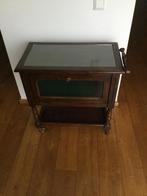 Antiek Theewagentje, Ophalen, Gebruikt, 25 tot 50 cm, Rechthoekig